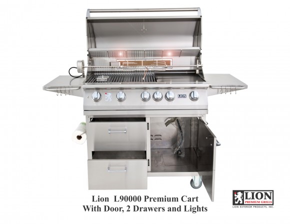L90000 Grill on Premium Cart