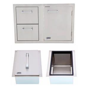 Combination Door/Drawer and Ice Chest Package Deal
