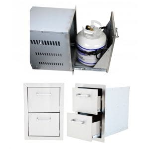 Double Drawer and Multi Function Bin Package